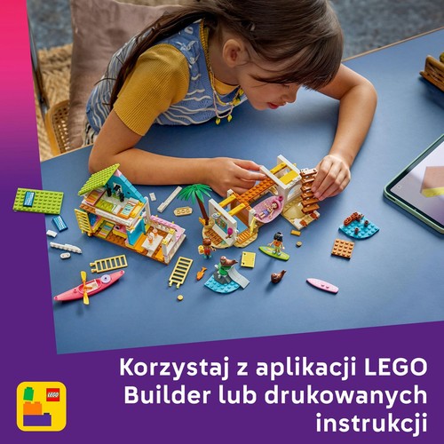 Zestaw konstrukcyjny Friends Domek na plaży z fokami 42699 LEGO 1 sztuka