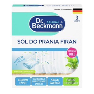 Sól do prania firan Dr. Beckmann  3 x 40 g