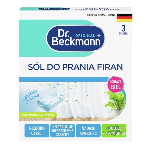 Sól do prania firan Dr. Beckmann  3 x 40 g