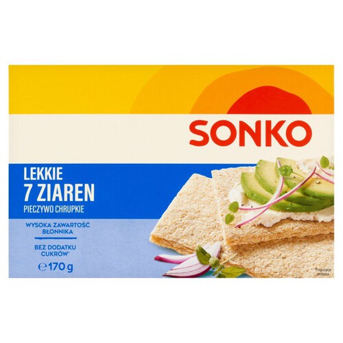 Pieczywo chrupkie. ekstrudowane Sonko 170 g