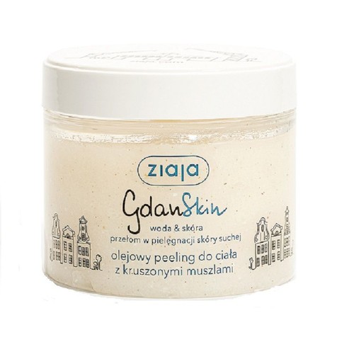 Olejowy peeling do ciała z kruszonymi muszlami GdanSkin  Ziaja 300 ml