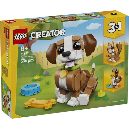 Zestaw konstrukcyjny Creator 3 w 1 Urocze zwierzątka: psotny szczeniaczek 31382 LEGO 1 sztuka