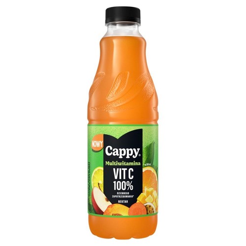Nektar wieloowocowo-marchwiowy z dodatkiem witamin Cappy 1 l