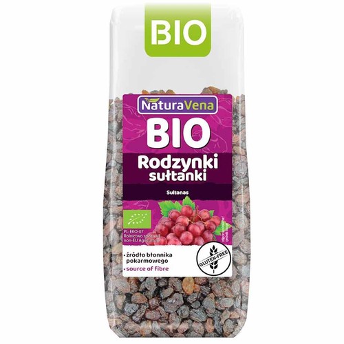 BIO Rodzynki sułtanki Natura Vena 200 g
