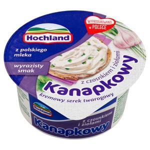 Serek Kanapkowy z czosnkiem i ziołami Hochland 130 g