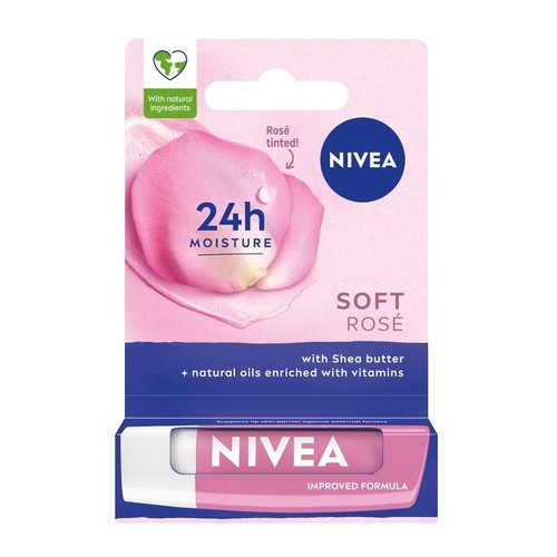 Pielęgnująca pomadka do ust Soft Rose NIVEA 1 sztuka