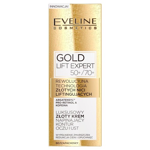 Krem napinający kontur oczu i ust 50+ - 70+ EVELINE COSMETICS 15 ml