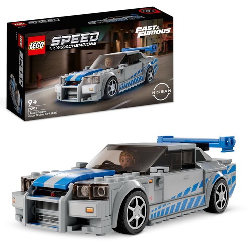 Speed Champions Nissan Skyline GT-R (R34) z filmu „Za szybcy, za wściekli” 76917 LEGO 1 sztuka