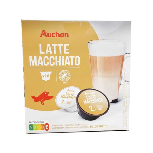 Kapsułki do kawy latte macchiato Auchan 16 kapsułek