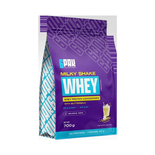 Odżywka białkowa Milky Shake Whey wanilia   6PAK 700 g