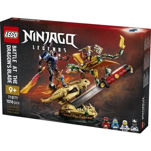 NINJAGO Bitwa o Smocze Ostrze, dekoracja 71871 LEGO 1 sztuka