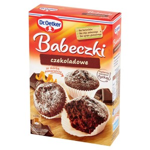 Babeczki czekoladowe ze skórką pomarańczy w proszku Dr.Oetker 335 g