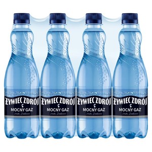 Woda gazowana Mocny Gaz Żywiec Zdrój 12 x 0,5 l
