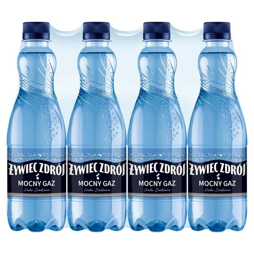 Woda gazowana Mocny Gaz Żywiec Zdrój 12 x 0,5 l