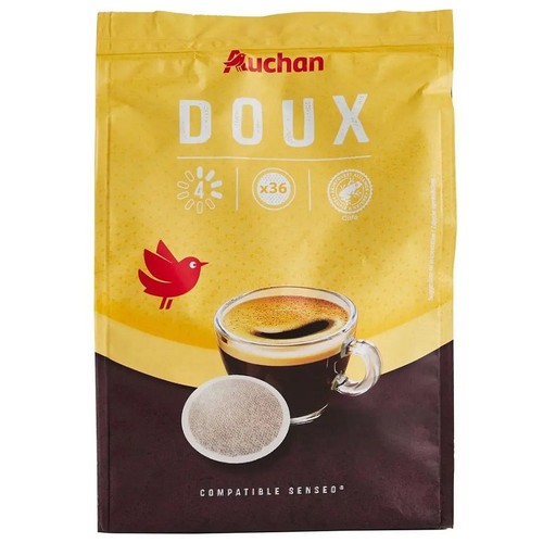 Kawa mielona w saszetkach Dolce Auchan 36 sztuk