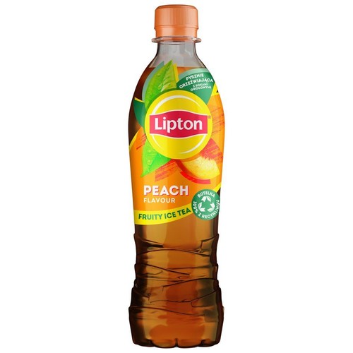 Niegazowany napój owocowo-herbaciany o smaku brzoskwiniowym Lipton 500 ml