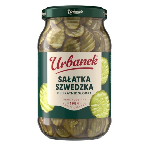 Sałatka szwedzka słodka Urbanek 850 g