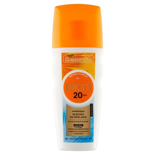 Mleczko do opalania nawilżające SPF 20 bikini Bielenda  175 ml