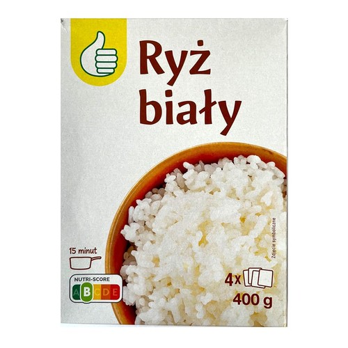 Ryż biały Auchan 4 x 100 g