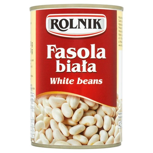 Fasola biała konserwowa  Rolnik 400 g