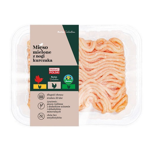 Mięso mielone z nogi kurczaka Auchan Collection  400 g