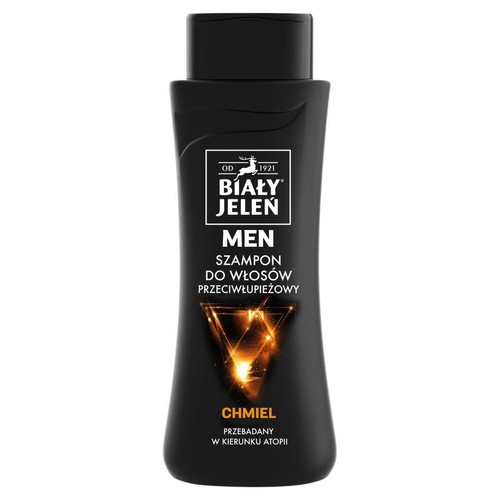 Men Szampon do włosów przeciwłupieżowy chmiel Biały Jeleń 300 ml