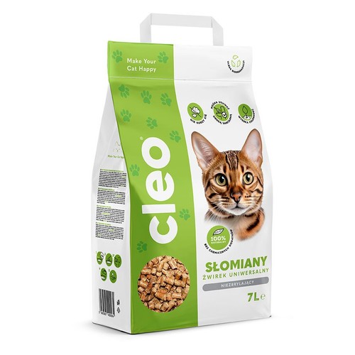 Żwirek ze słomy Cleo 7 kg