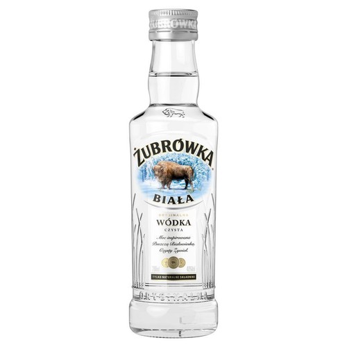 Wódka czysta Biała alk. 40,0% obj. Żubrówka 200 ml