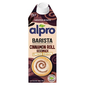 Barista Napój owsiano - sojowy o smaku bułeczki cynamonowej Alpro 750 ml