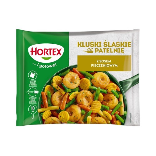 Kluski śląskie na patelnię z sosem pieczeniowym Hortex 400 g