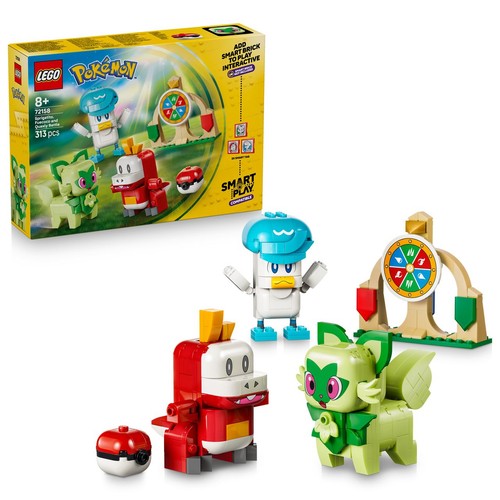 Pokémon SMART Play: Sprigatito, Fuecoco i Quaxly - bitwa 72158 LEGO 1 sztuka