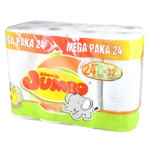 Papier toaletowy Słonik Jumbo 24 rolki