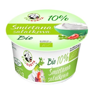 BIO Śmietana sałatkowa 10% EKOŁukta 180 g