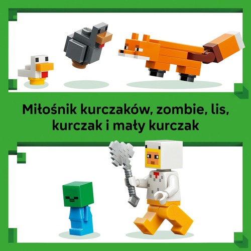 Minecraft® Farma kurczaków 21585 LEGO 1 sztuka