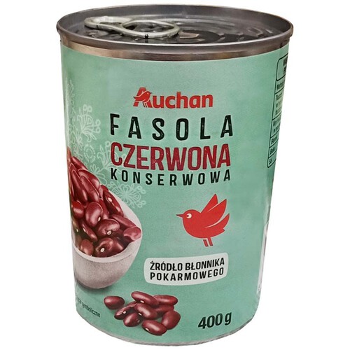 Fasola konserwowa czerwona Auchan 400 g