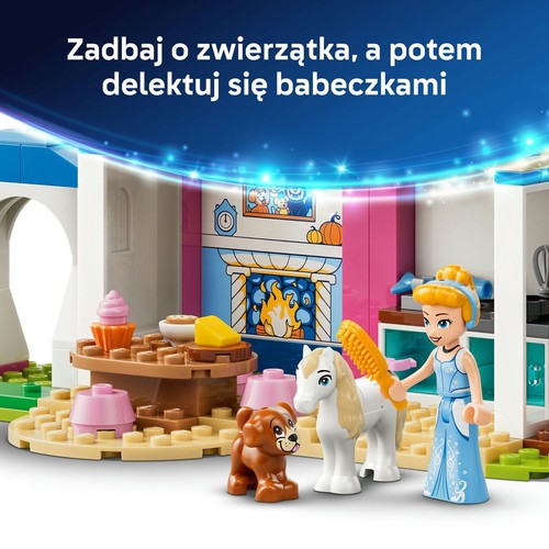 Disney Princess Zamek Kopciuszka i jej zwierzęcych przyjaciół 43283 LEGO 1 sztuka