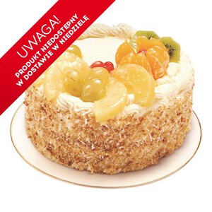 Tort Śmietankowy  Cukiernia Auchan na wagę ok. 1 kg 