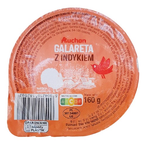 Galareta z indykiem Auchan 160 g