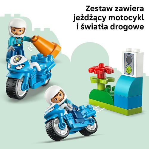 DUPLO® Moje miasteczko Niebieski motocykl policyjny 10471 LEGO 1 sztuka