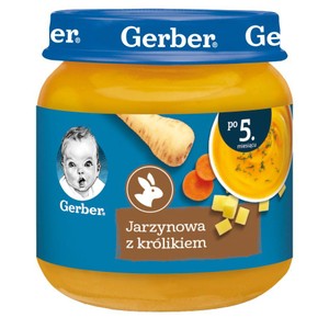Jarzynowa z królikiem po 5. miesiącu Gerber 125 g