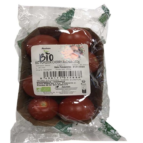 BIO Pomidor cherry  Warzywa Auchan 250 g