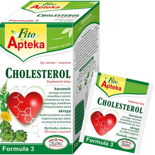 Herbata ziołowa na cholesterol Fito Apteka 20 torebek