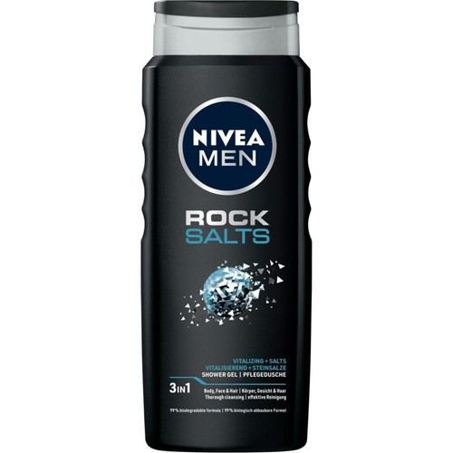 Żel pod prysznic Rock Salts NIVEA MEN 500 ml