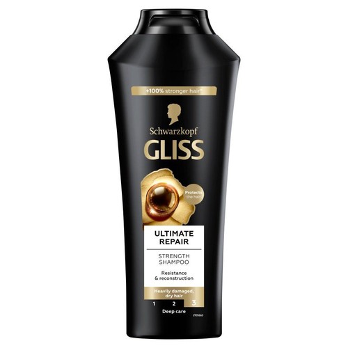Szampon Gliss Kur Ultimate Repair z keratynowym serum Gliss 400 ml