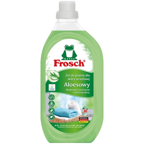 Żel do prania dla skóry wrażliwej Aloesowy   Frosch 1,5 l