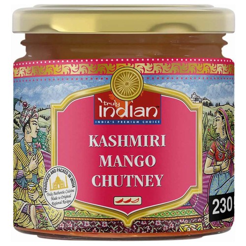 Chutney mango Kashmiri ostry Truly Indian 230 g