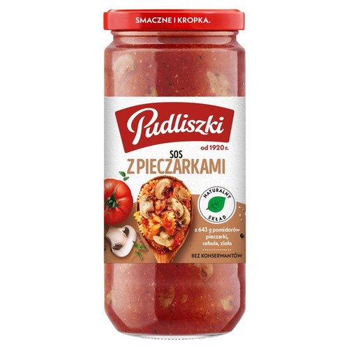 Sos pomidorowy z pieczarkami  Pudliszki 480 g