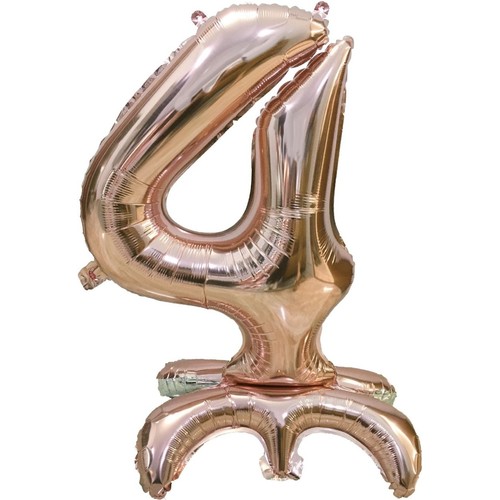Balon foliowy stojący cyfra 4  GoParty 1 sztuka