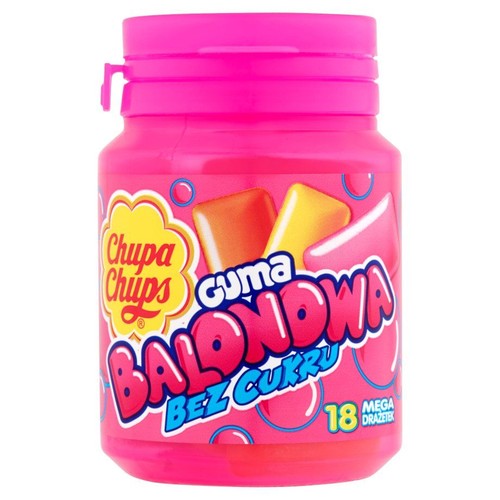 Guma balonowa bez cukru Chupa Chups 72 g