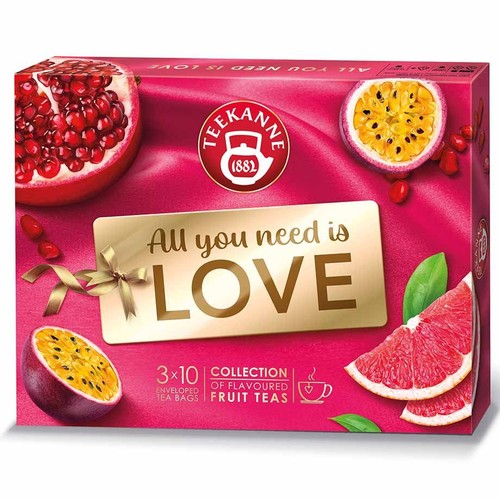 Zestaw herbat owocowych All you need is Love Teekanne 30 torebek